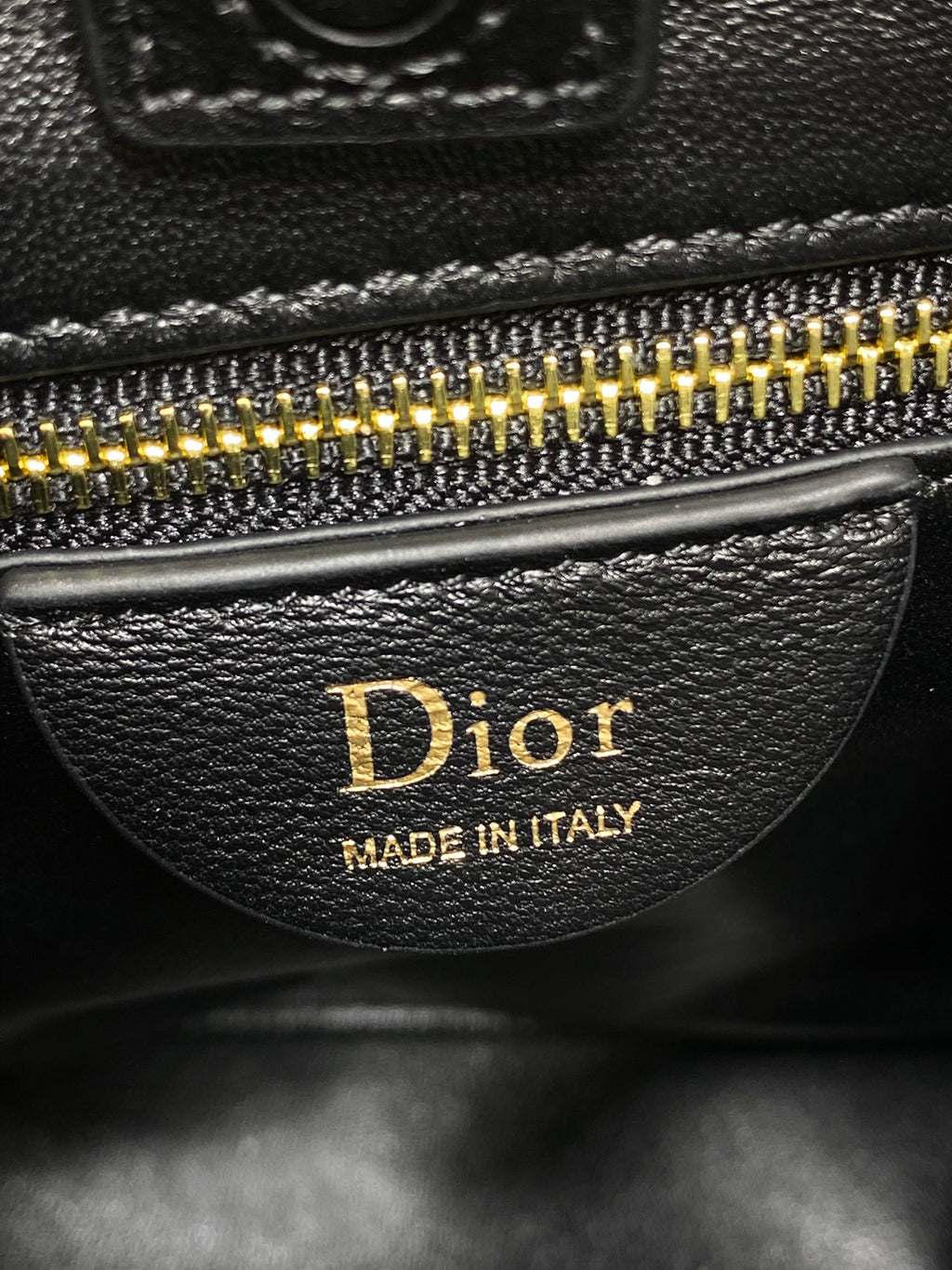 Dior 2026 Trianon Hobo Chain Bag Black Cannage Lambskin & Gold — New