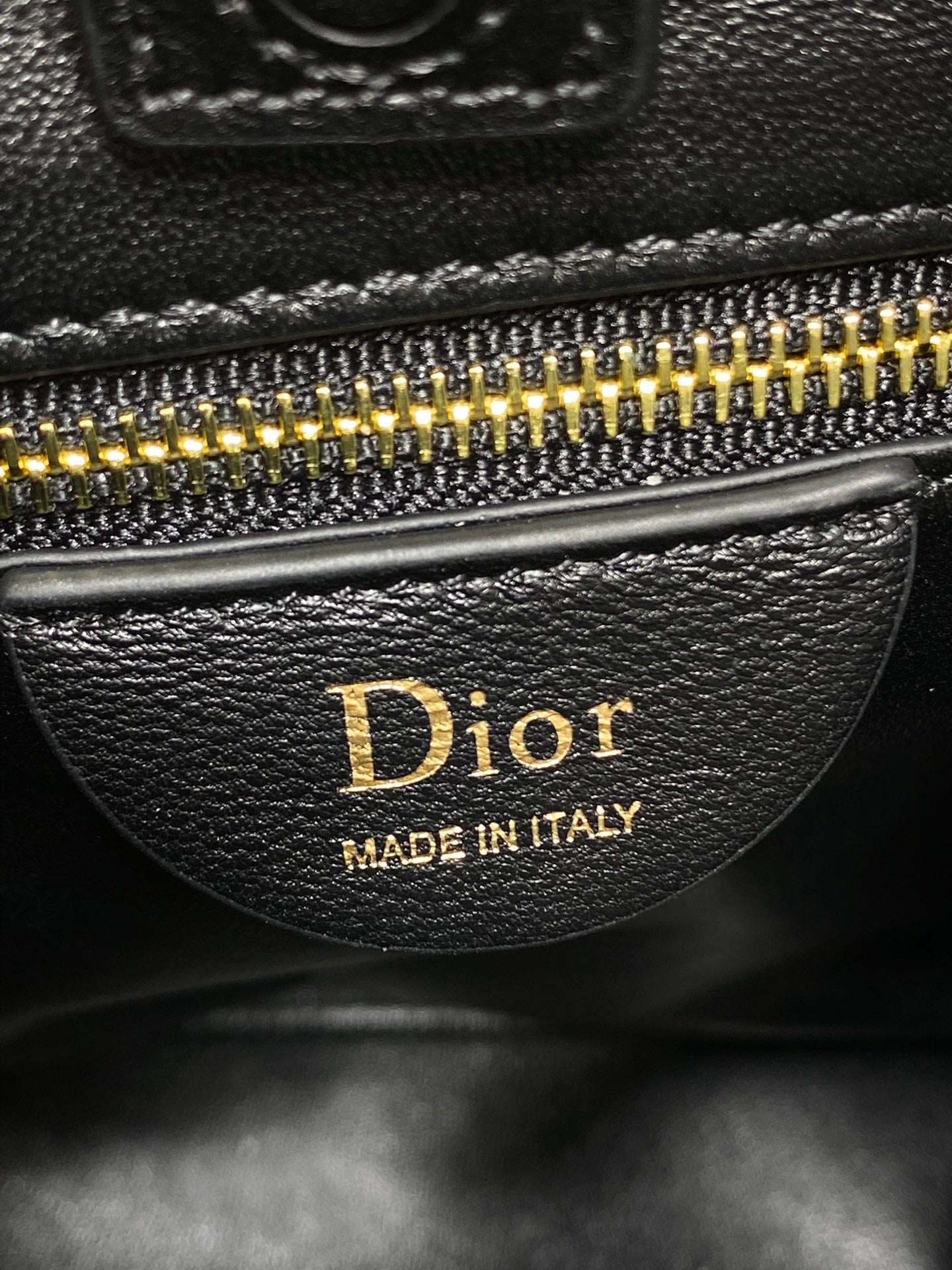 Dior 2026 Trianon Hobo Chain Bag Black Cannage Lambskin & Gold — New