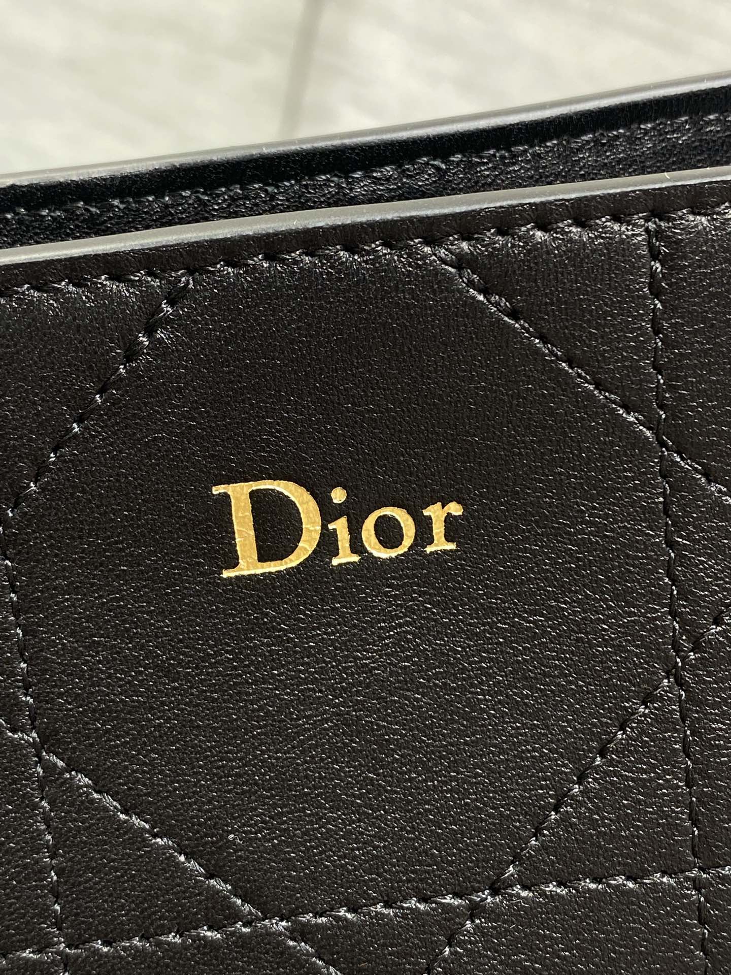 Dior 2026 Trianon Hobo Chain Bag Black Cannage Lambskin & Gold Large — New