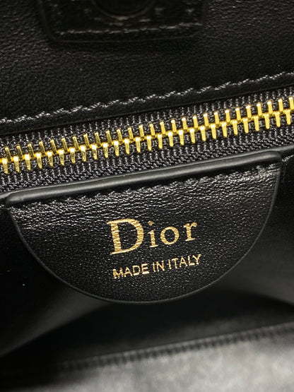 Dior 2026 Trianon Hobo Chain Bag Black Cannage Lambskin & Gold Large — New