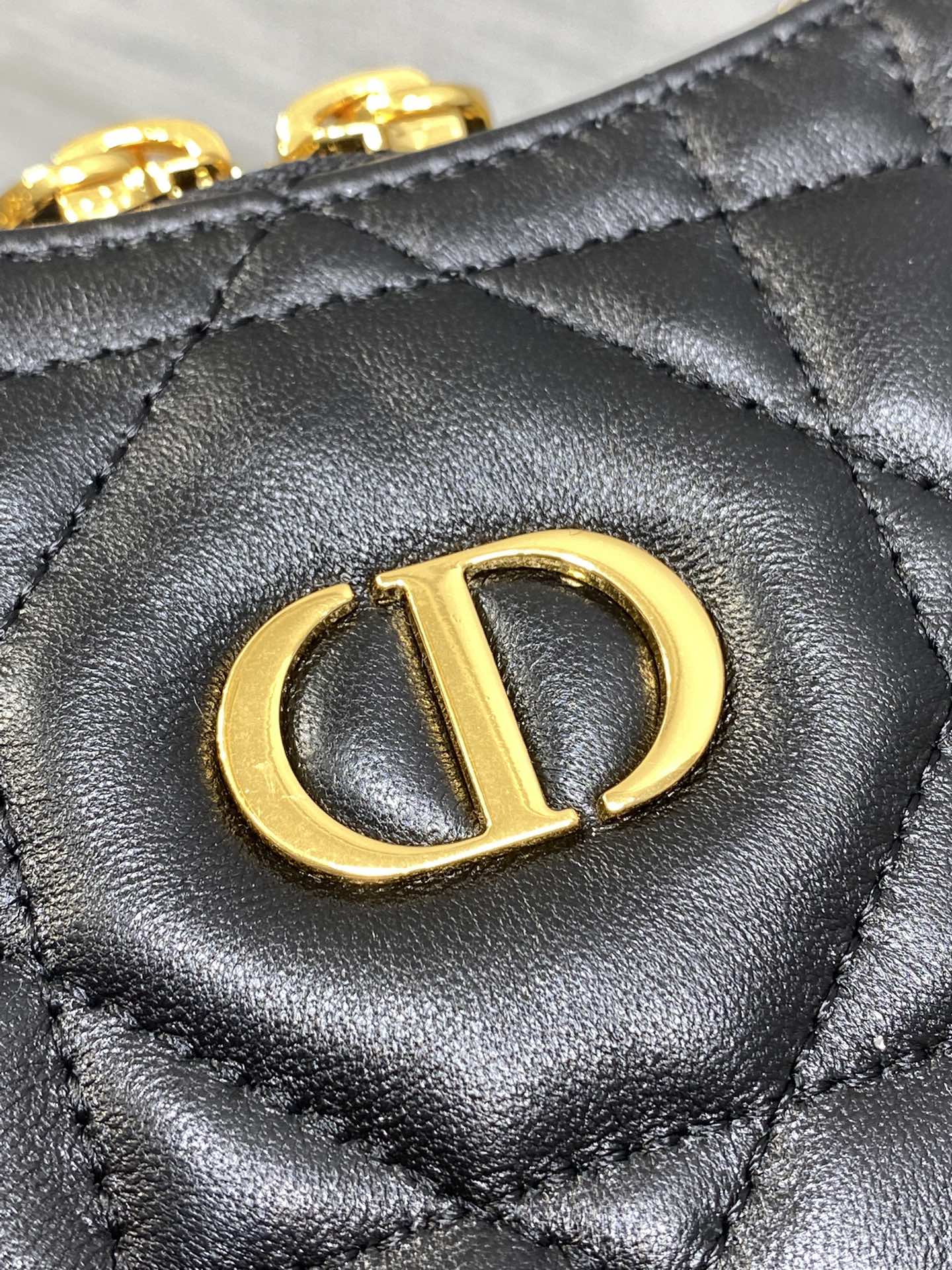 Dior Miss Dior Hobo Bag Black Cannage Lambskin & Gold — AW Collection