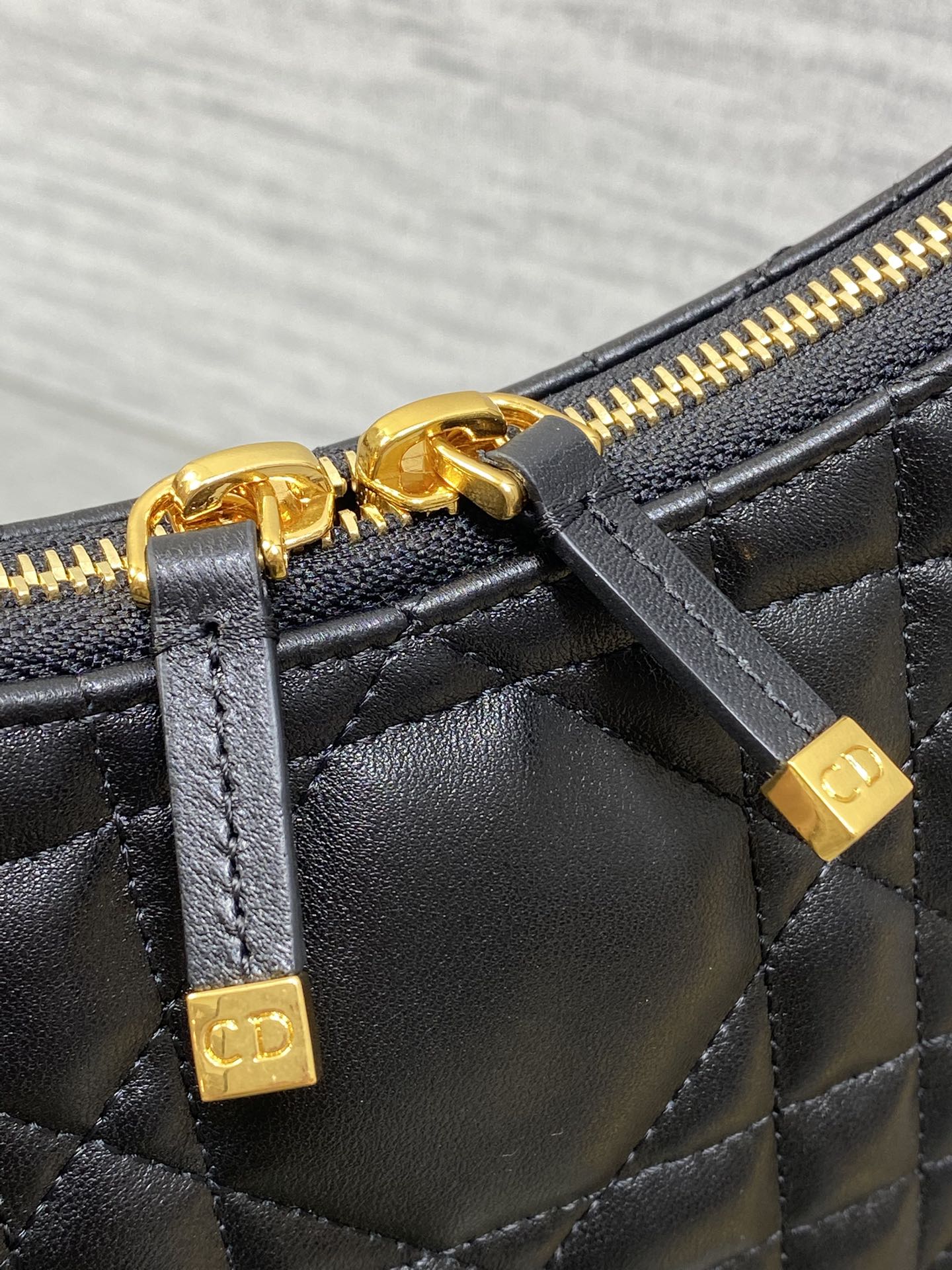 Dior Miss Dior Hobo Bag Black Cannage Lambskin & Gold — AW Collection