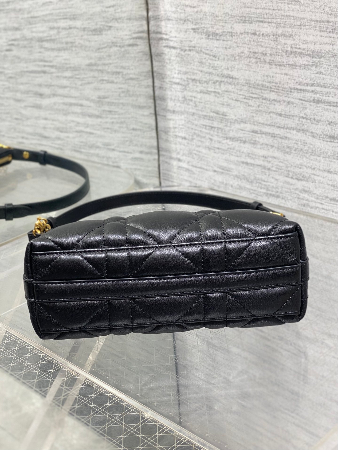 Dior Miss Dior Hobo Bag Black Cannage Lambskin & Gold — AW Collection