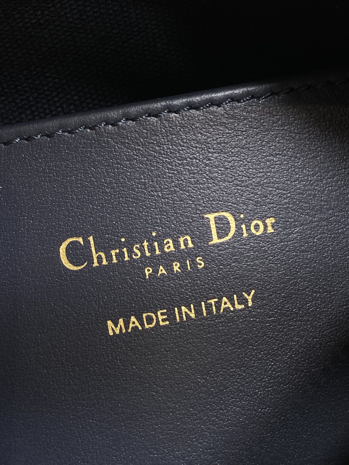 Dior Miss Dior Hobo Bag Blue Oblique Jacquard & Gold — AW Collection