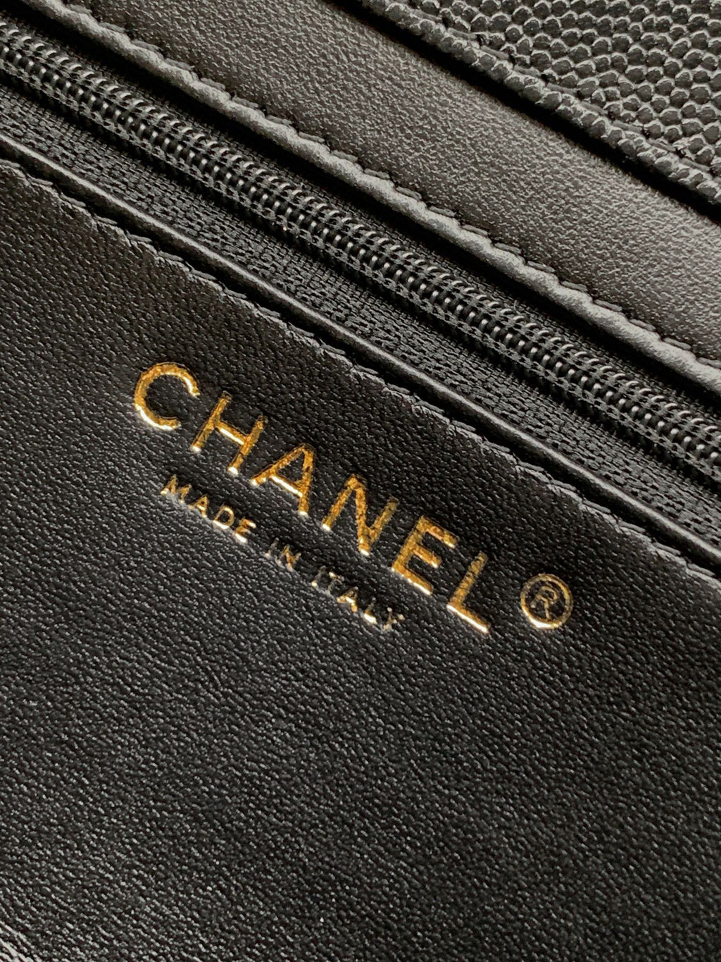 Chanel 26C Small Kelly Shopping Tote — Black Caviar Leather with Gold Hardware