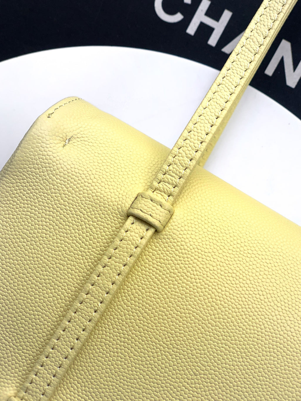 Chanel 26C Small Kelly Shopping Tote — Chick Yellow Caviar Leather with Gold Hardware
