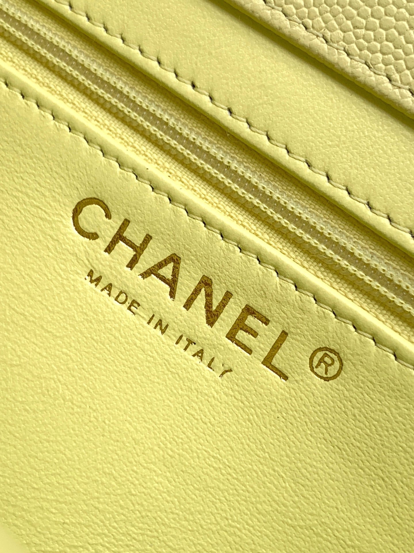 Chanel 26C Small Kelly Shopping Tote — Chick Yellow Caviar Leather with Gold Hardware
