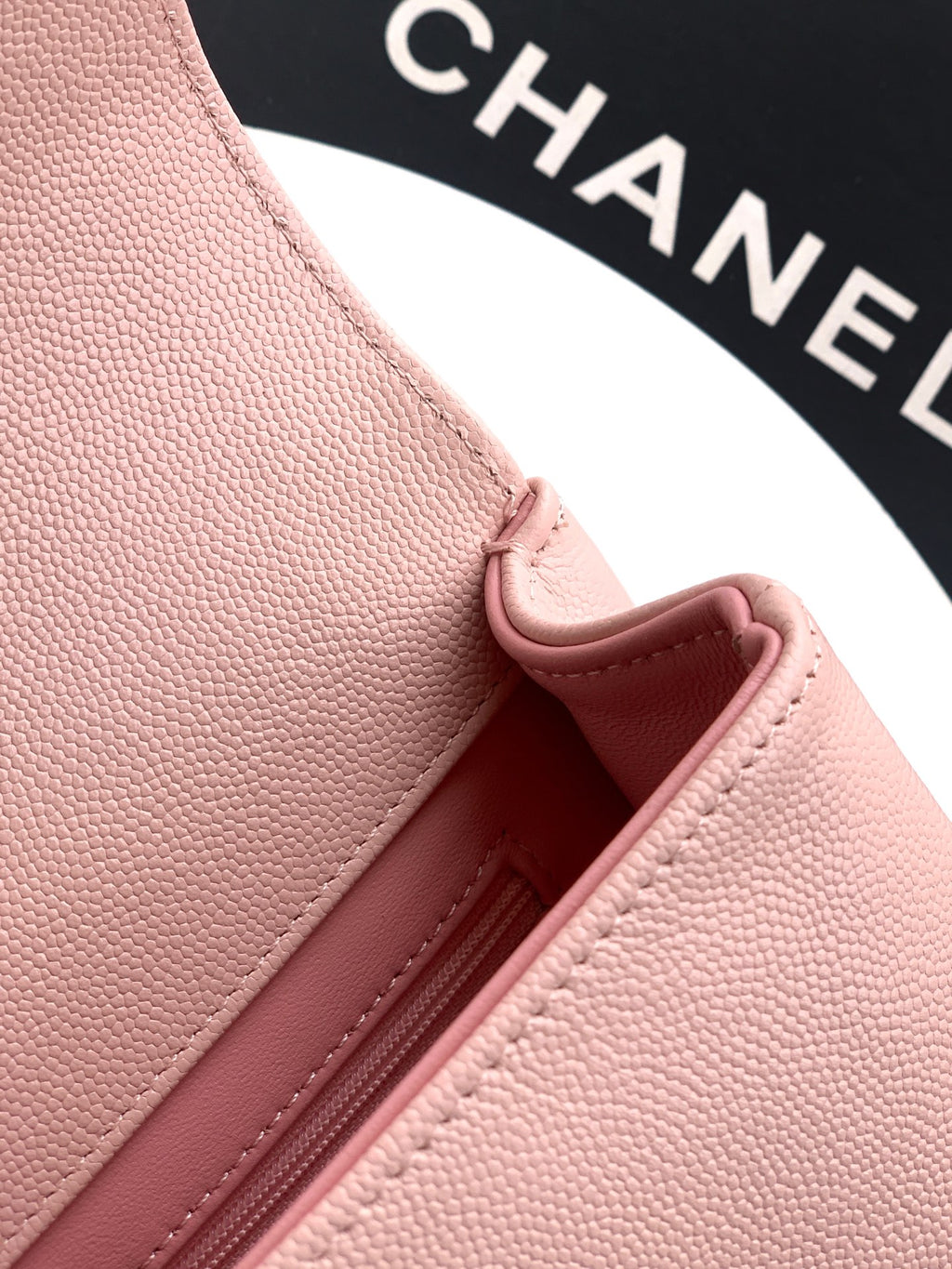Chanel 26C Small Kelly Shopping Tote — Sakura Pink Caviar Leather with Gold Hardware