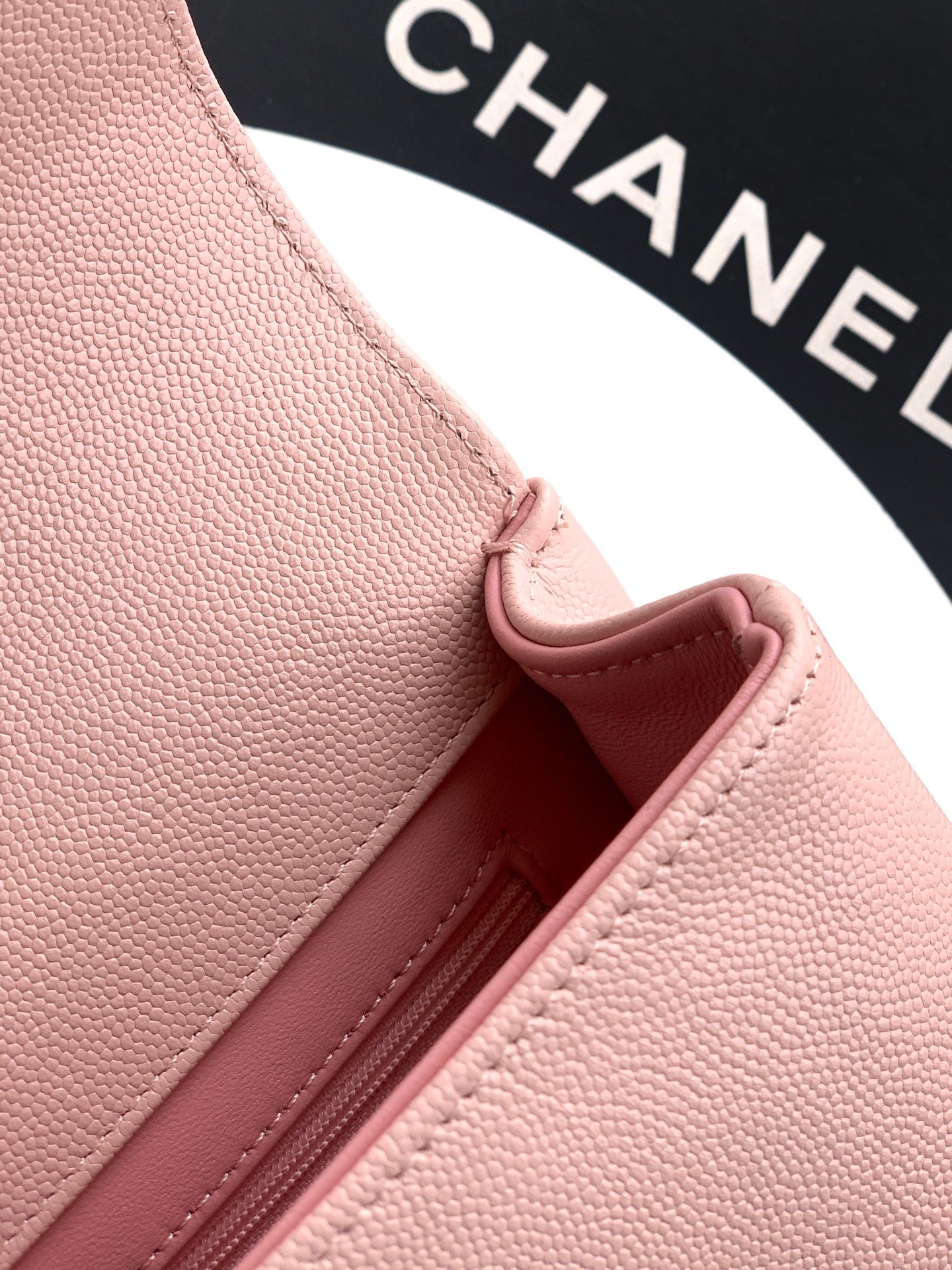 Chanel 26C Small Kelly Shopping Tote — Sakura Pink Caviar Leather with Gold Hardware