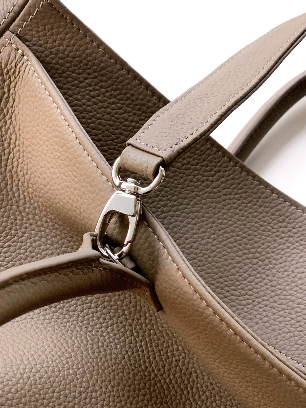 Chanel Executive Cerf Tote — Dark Taupe Caviar Leather with Gold Hardware