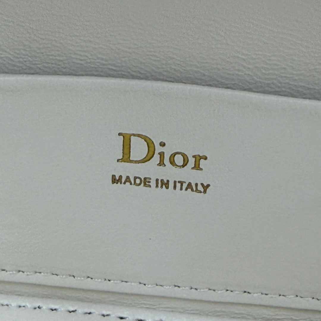 Dior Adiorable Mini Vanity Case — White Cannage Lambskin with Gold Hardware