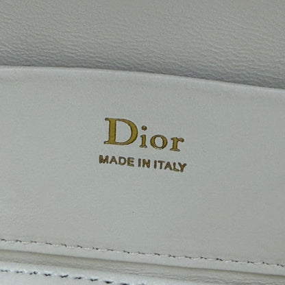 Dior Adiorable Mini Vanity Case — White Cannage Lambskin with Gold Hardware