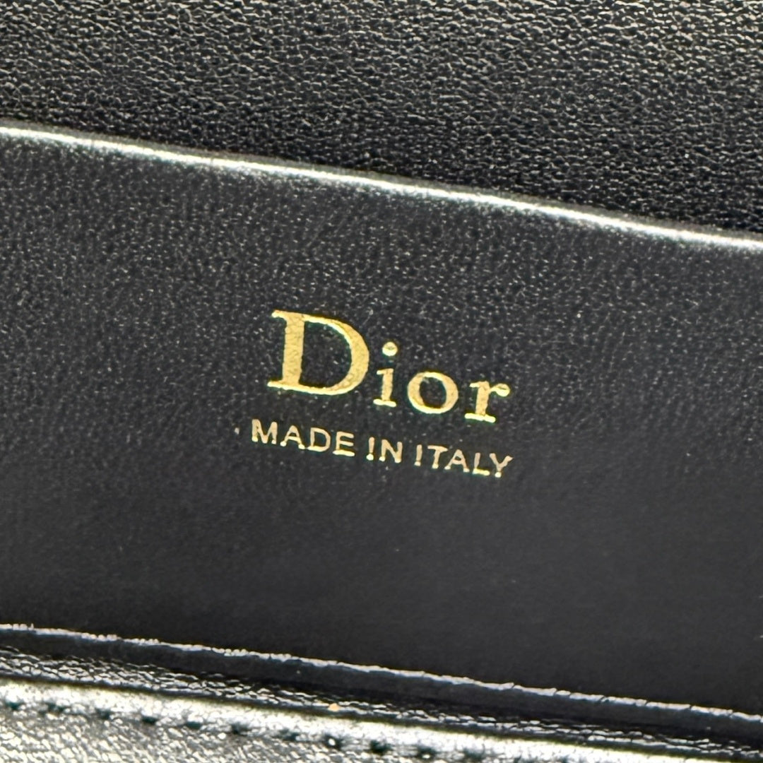 Dior Adiorable Mini Vanity Case — Black Cannage Lambskin with Gold Hardware