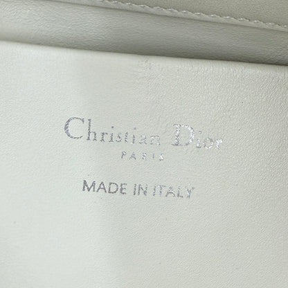 Dior D-Cushion Camera Bag — Camel Ultra-Soft Lambskin with Silver Hardware