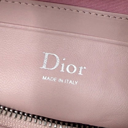 Dior D-Cushion Camera Bag — Blush Pink Ultra-Soft Lambskin with Silver Hardware
