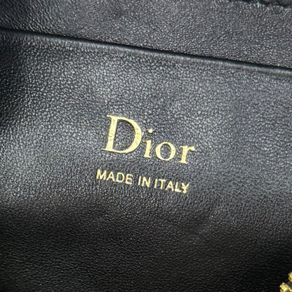 Dior D-Cushion Camera Bag — Black Ultra-Soft Lambskin with Gold Hardware