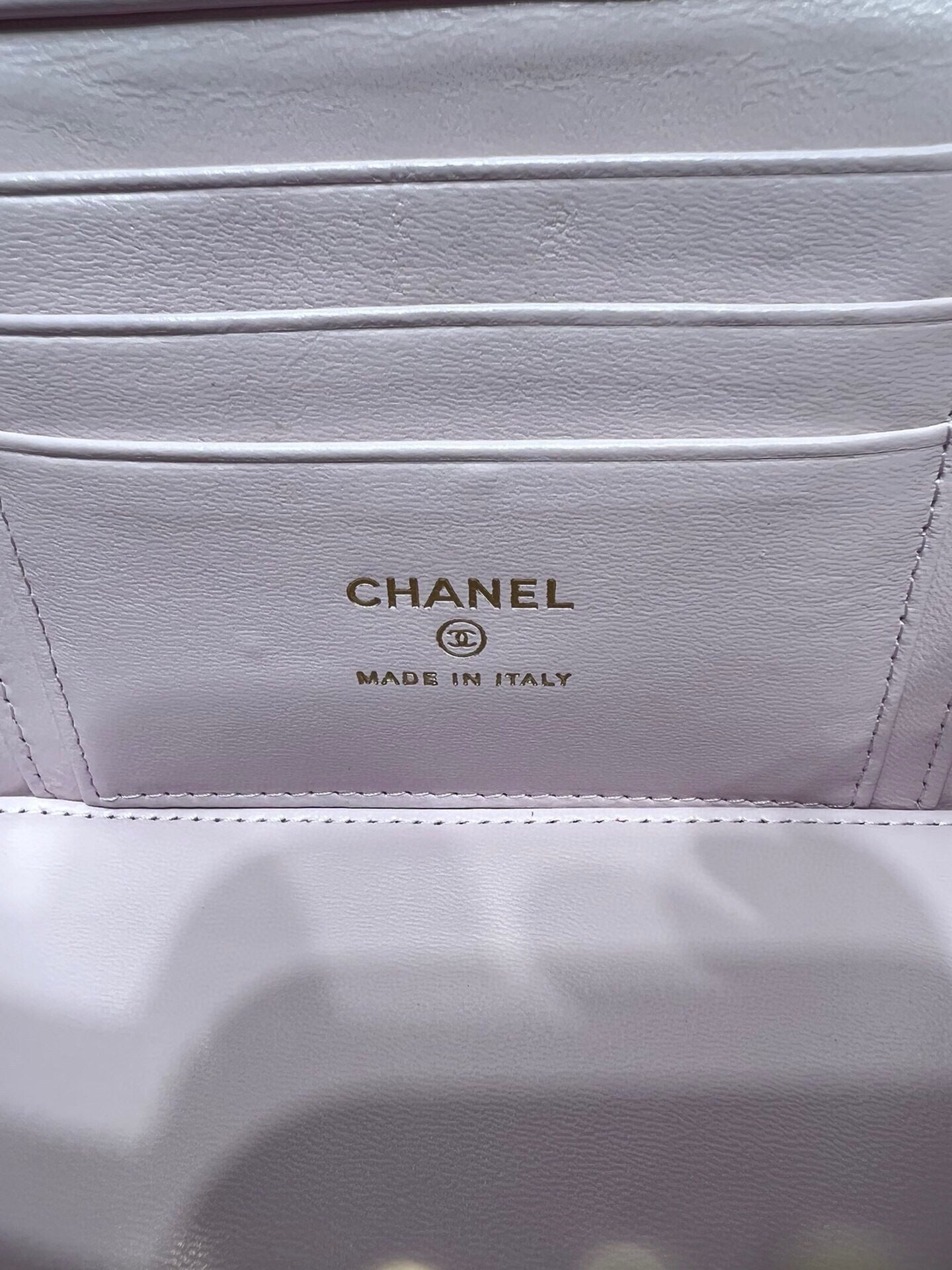 Chanel 22S Vanity Case Box Bag Pink Quilted Calfskin