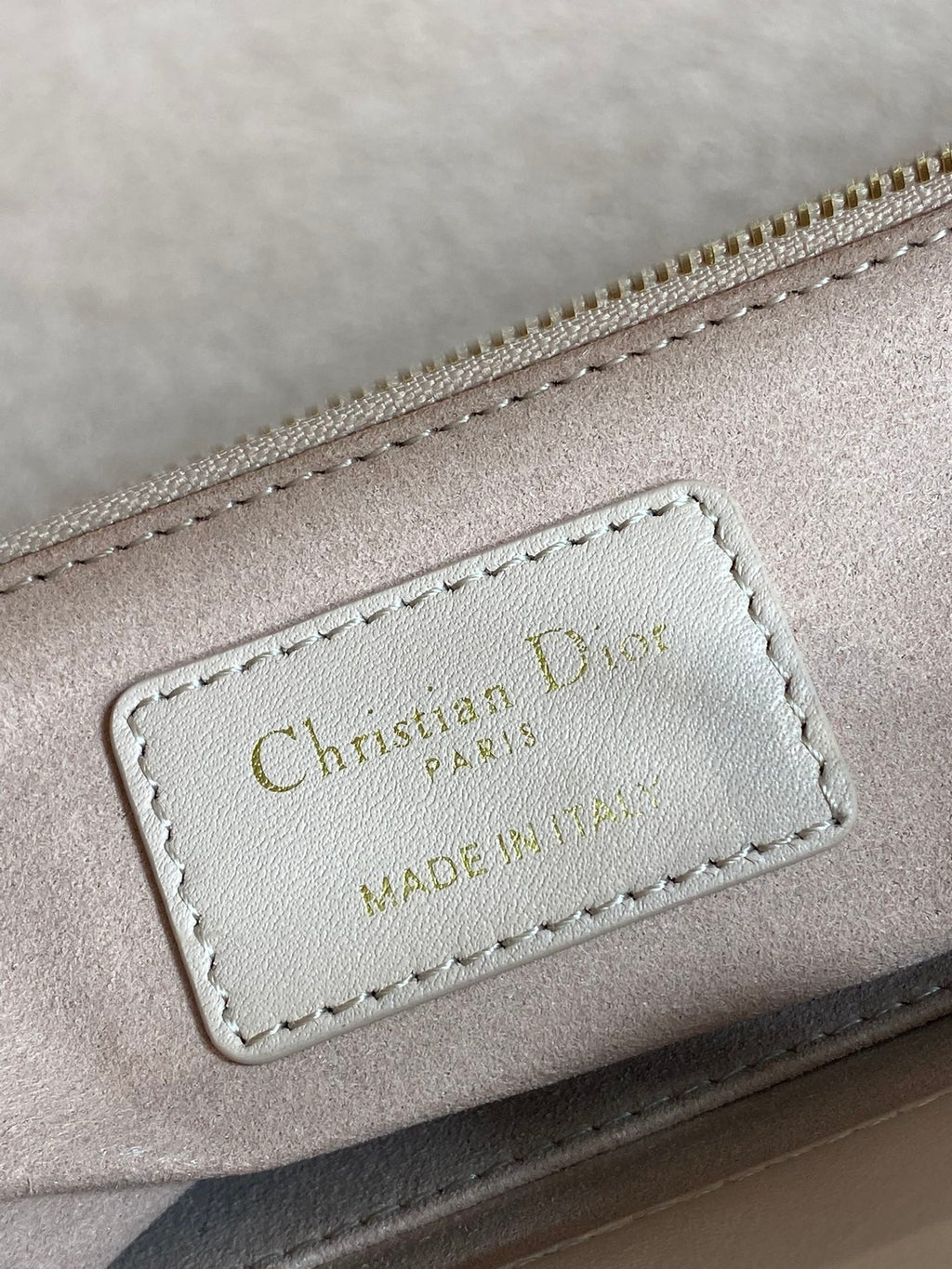 Dior Lady Dior Medium Bag Powder Pink Cannage Lambskin Bow Gold Hardware