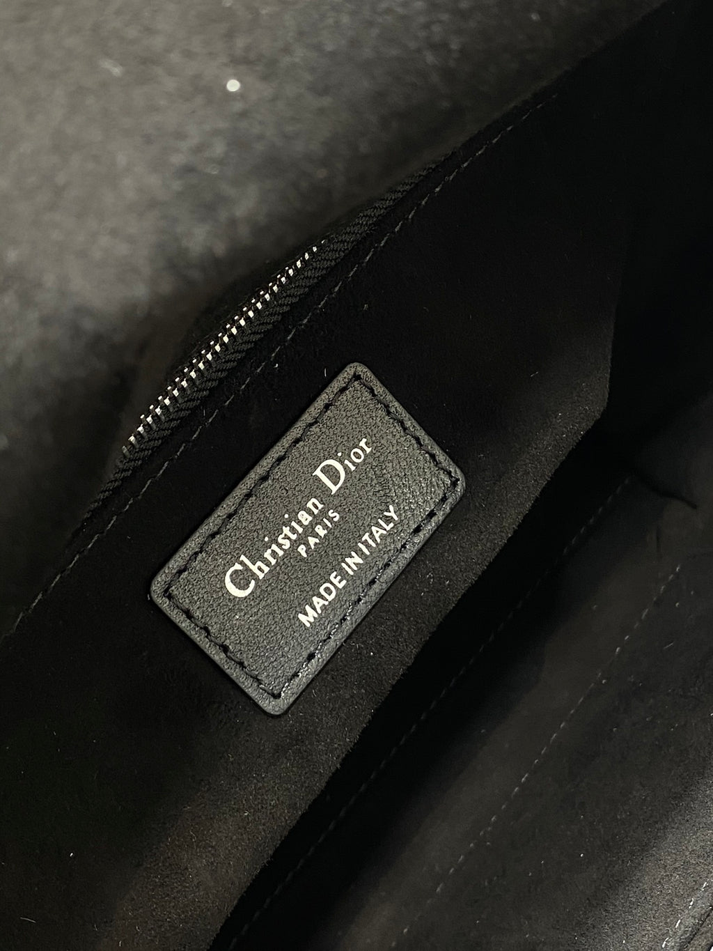 Dior Lady Dior Large Bag Black Cannage Lambskin Silver Hardware