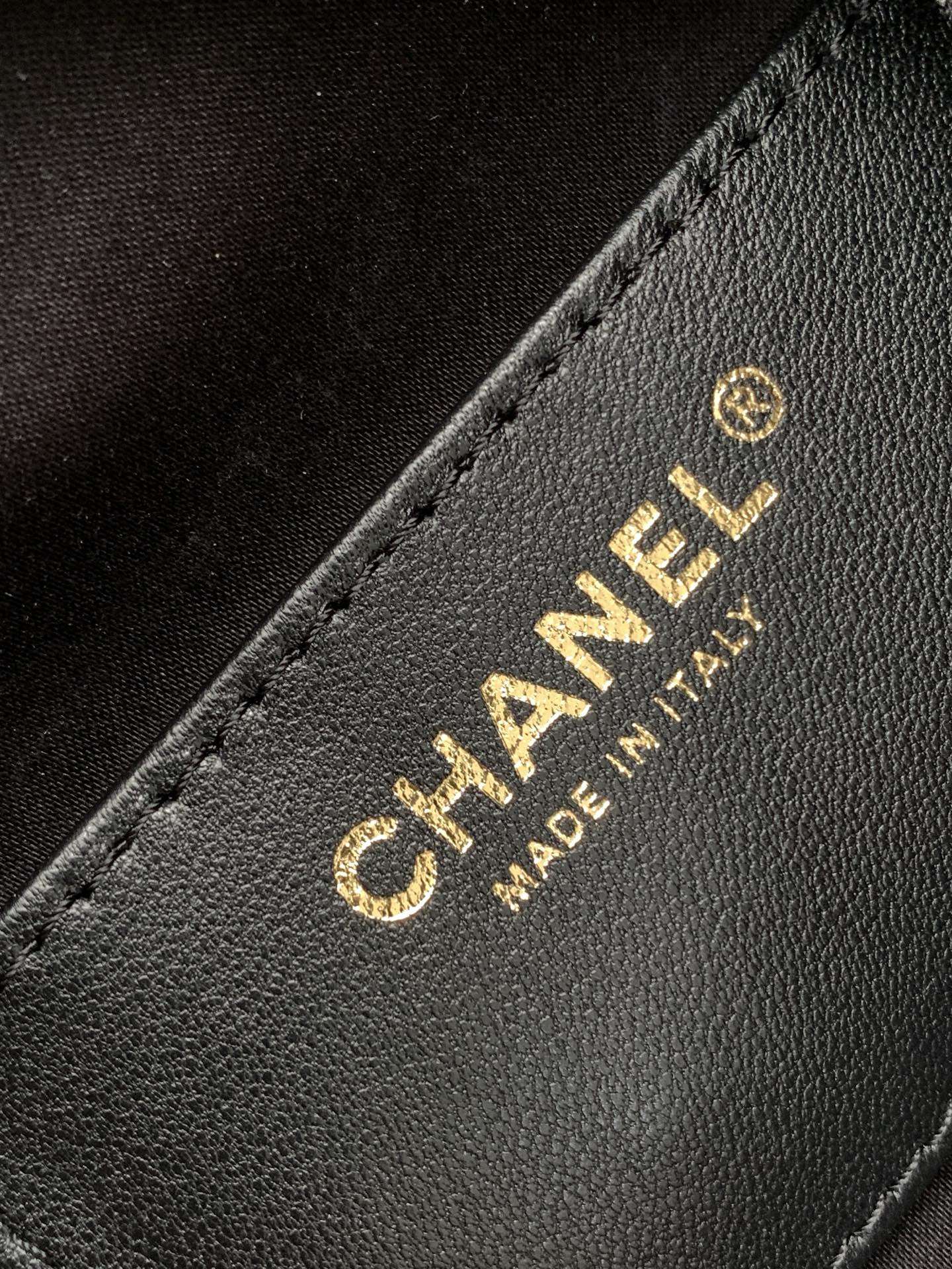 Chanel 25P Quilted Denim Drawstring Bucket Bag — Large