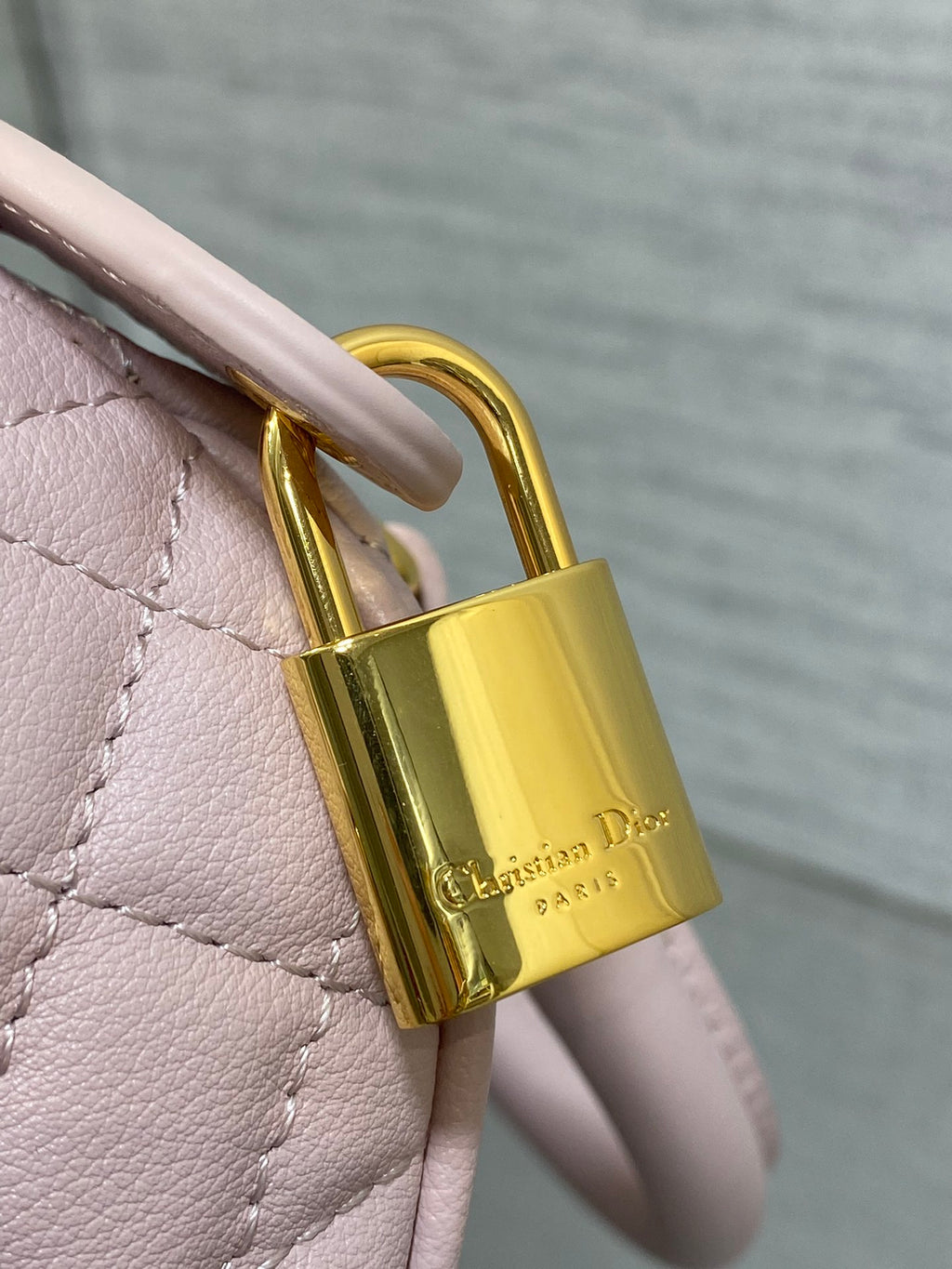 Dior Groove 20 Mini Boston Bag — Powder Pink Cannage Lambskin