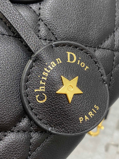 Dior Groove 20 Mini Boston Bag — Black Cannage Lambskin