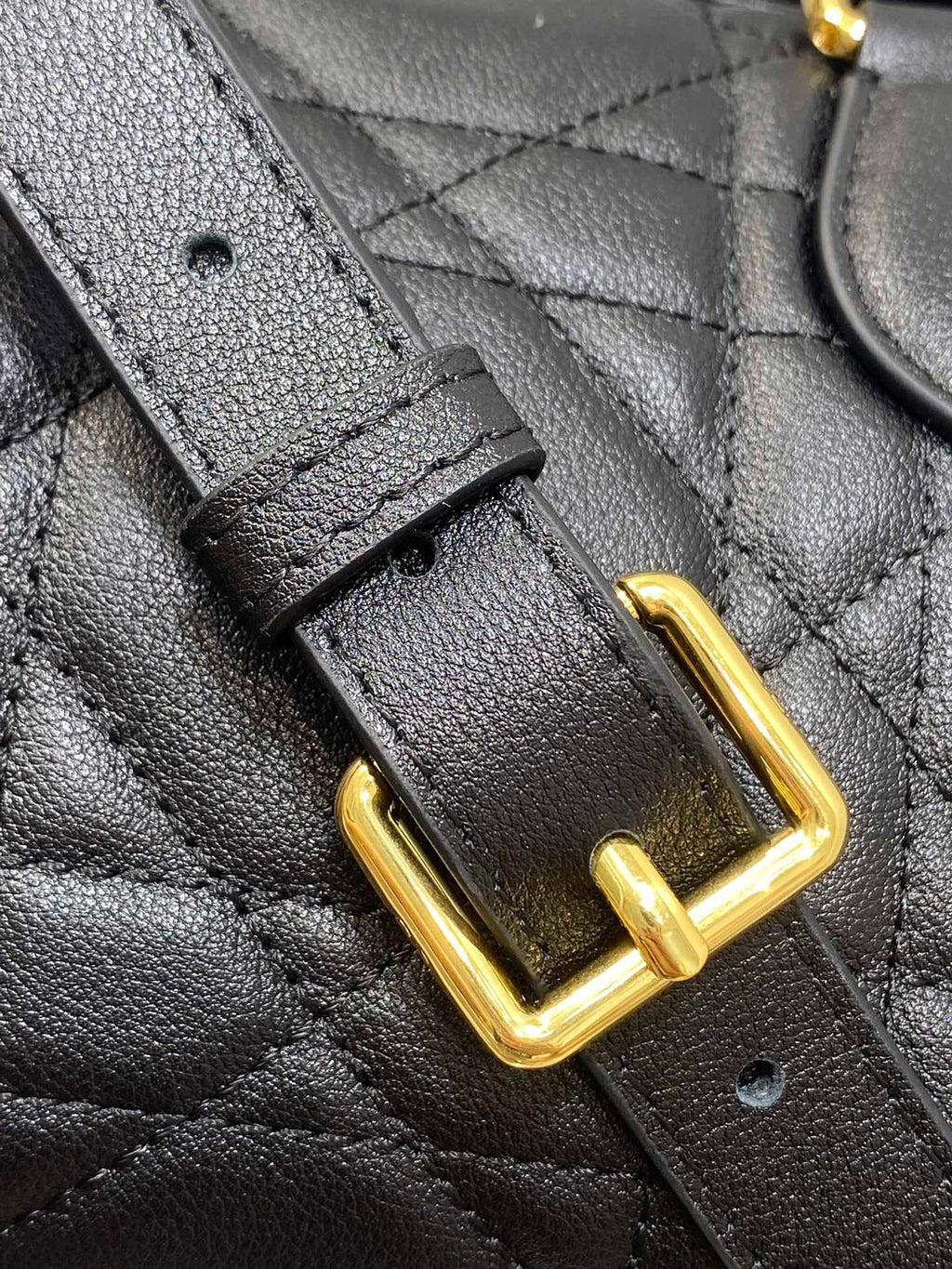 Dior Groove 20 Mini Boston Bag — Black Cannage Lambskin