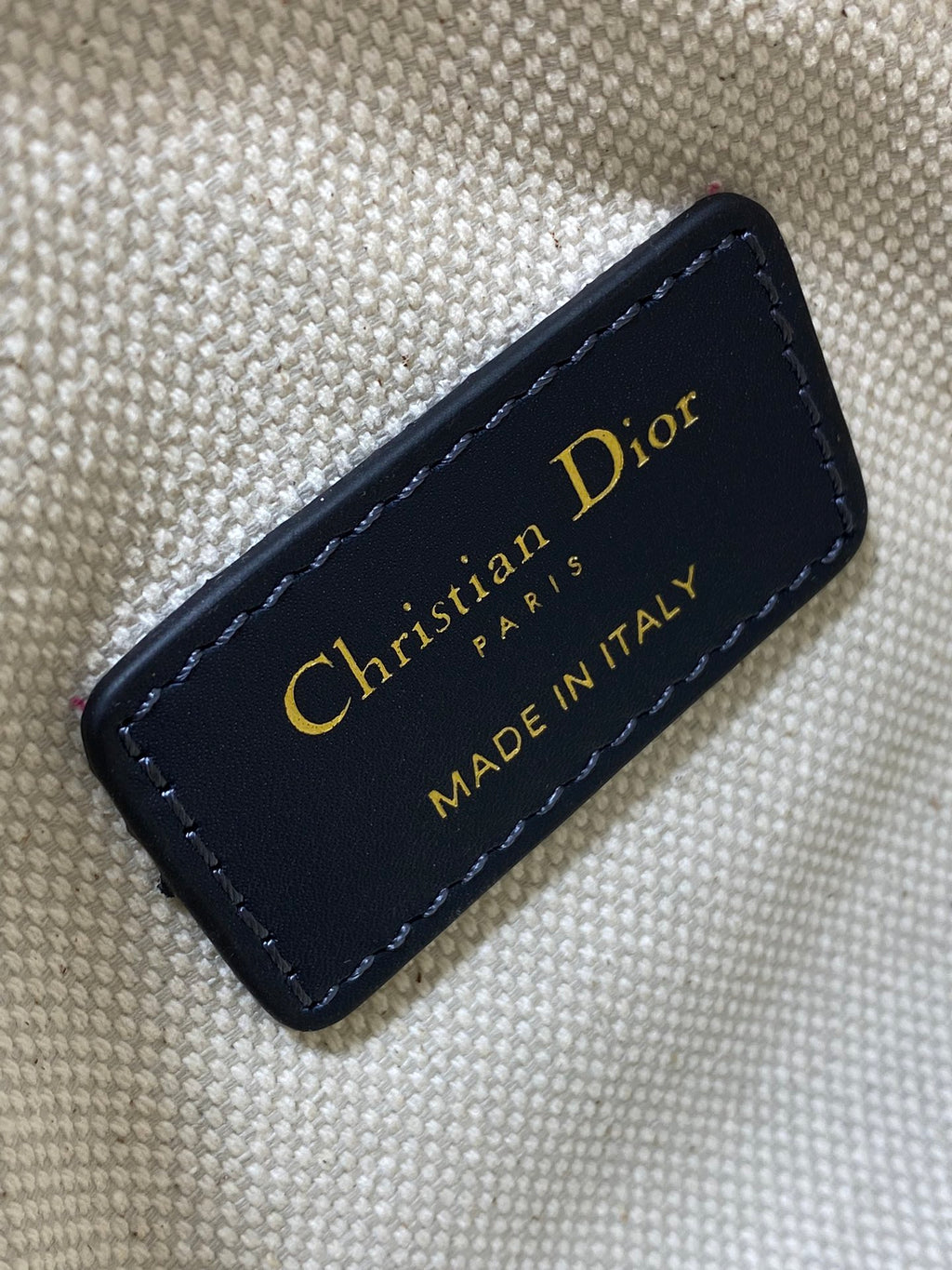 Dior Groove 16 Mini Boston Bag — Navy Dior Oblique Jacquard with Navy Leather Trim