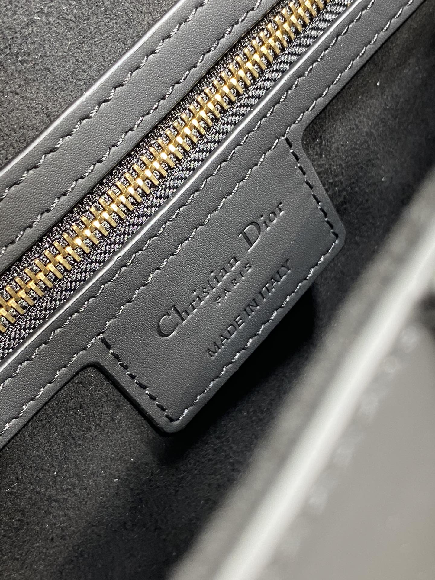 Dior Saddle Bag — Black Matte Calfskin with Black Hardware
