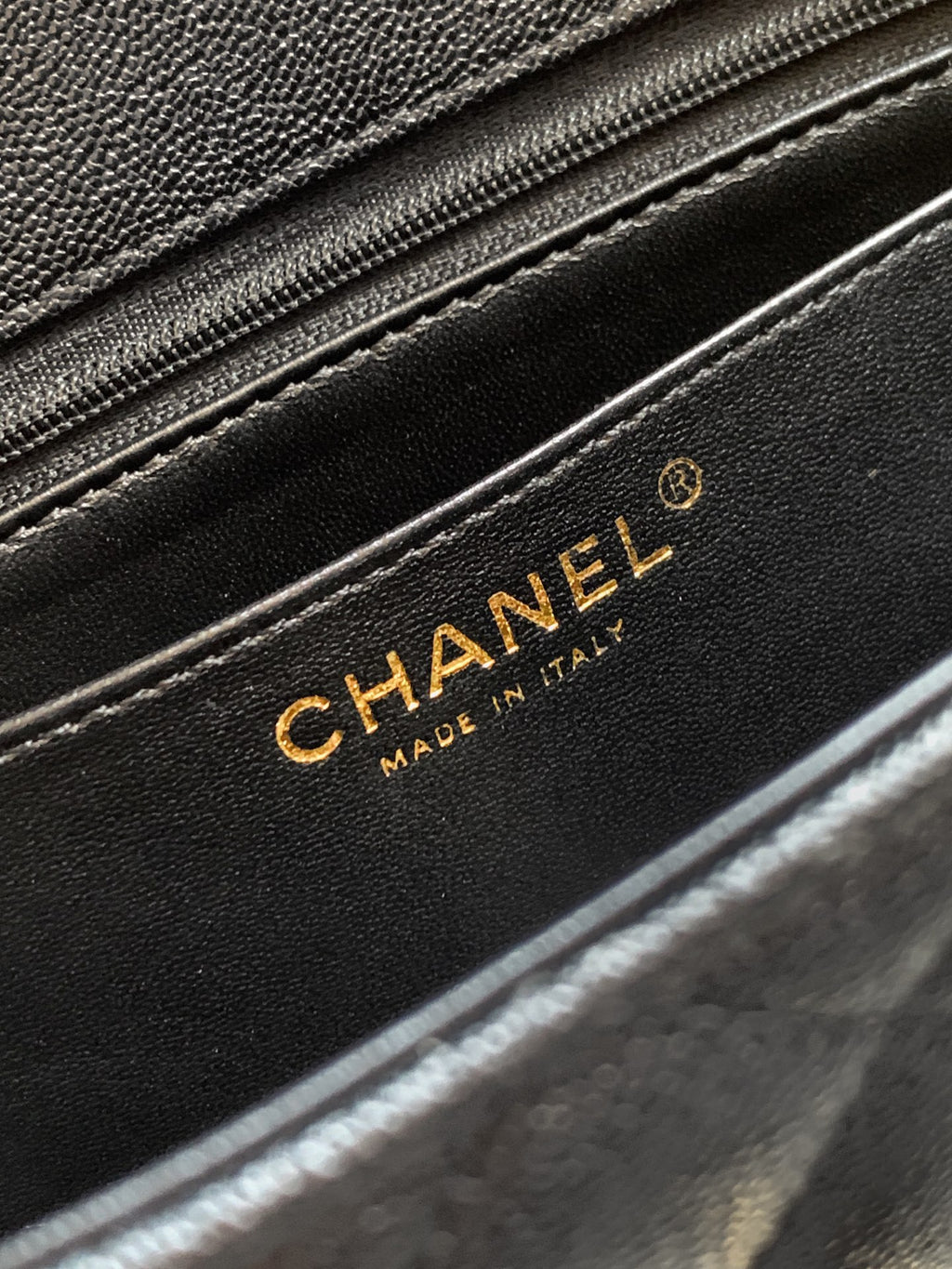 Chanel 25K Coco Handle Mini CF — Black Caviar with Crystal Bow & Gold Hardware