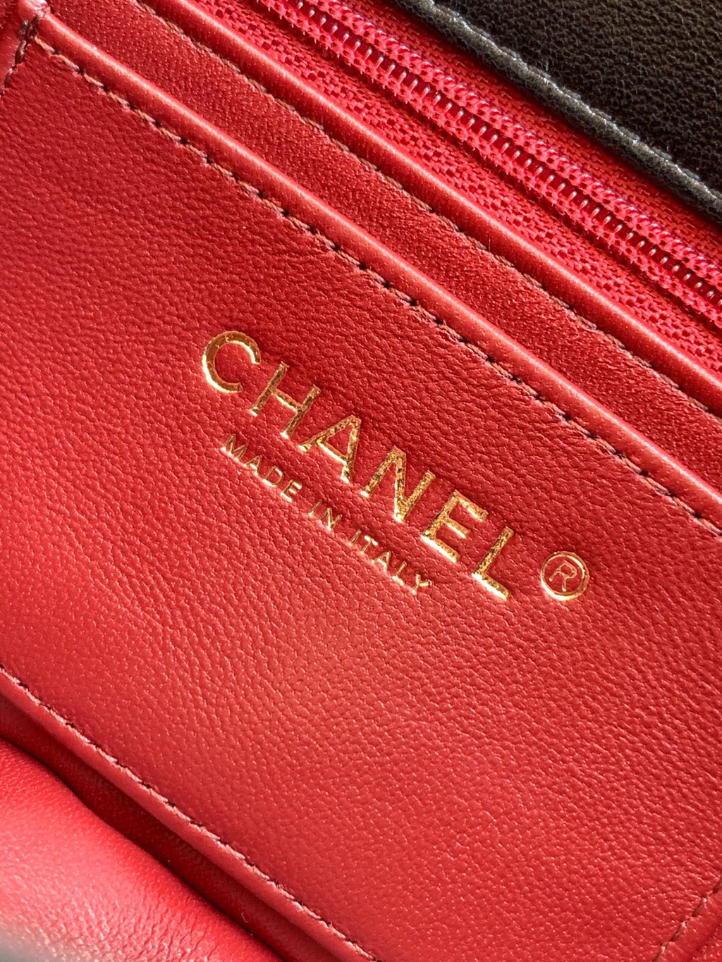 Chanel 26X Black Lambskin Woven Clutch Bag