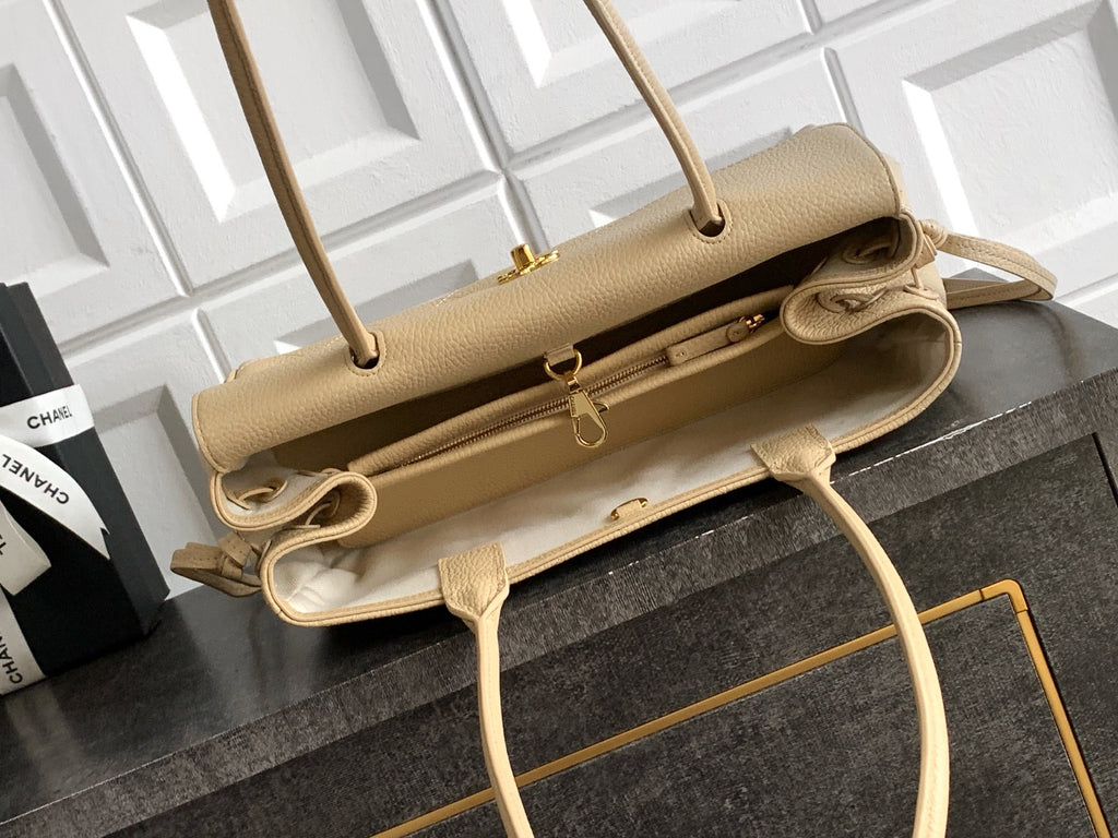 Chanel 26S Baguette Bag Cream Beige