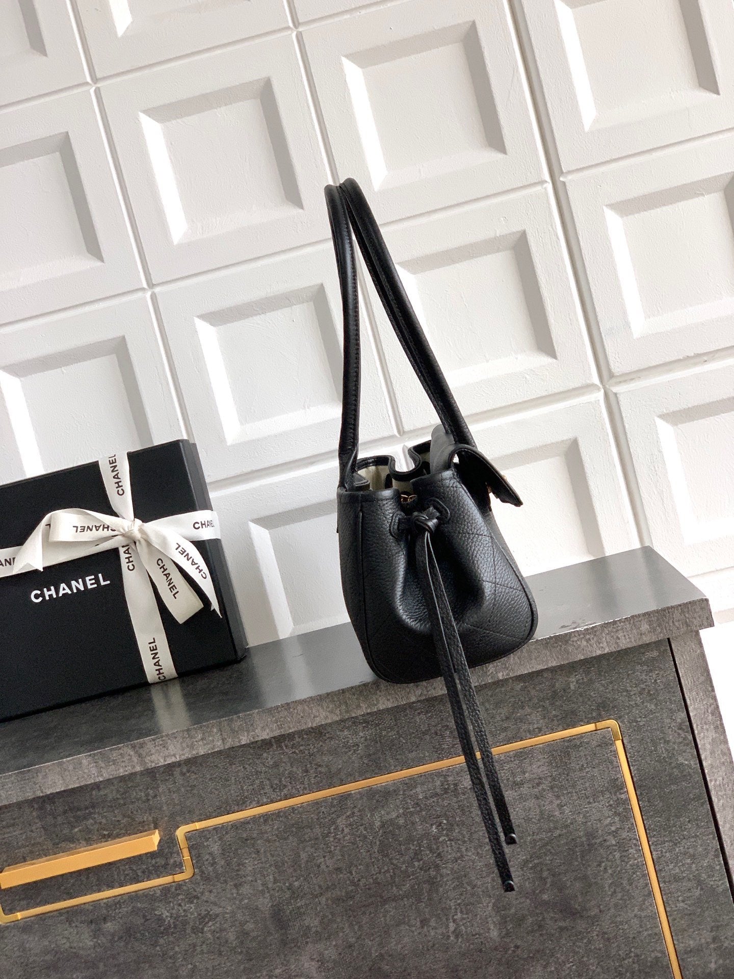 Chanel 26S Baguette Bag Black