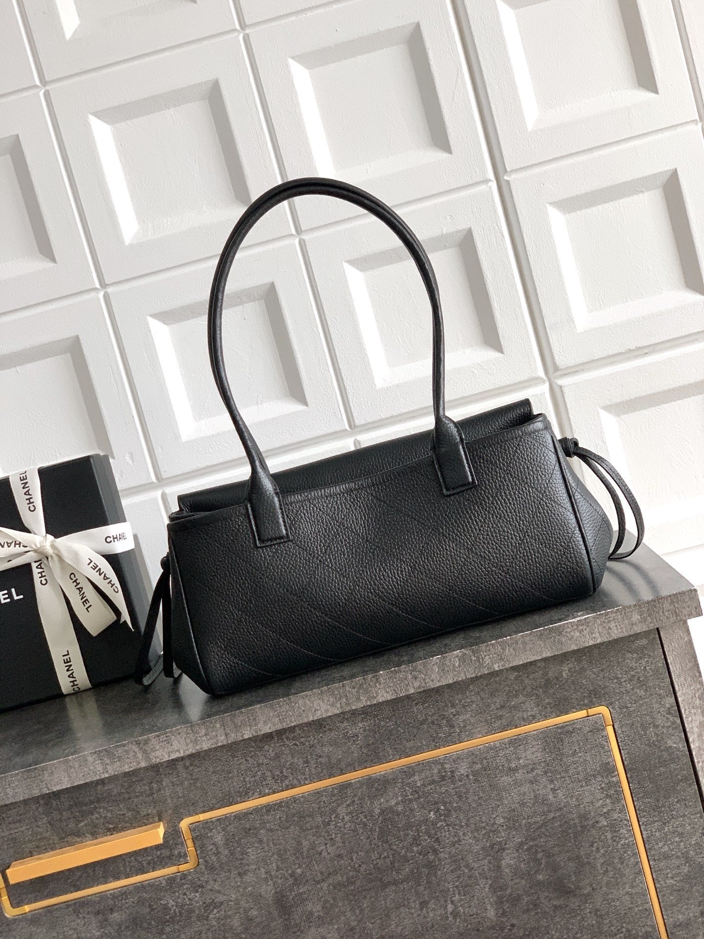 Chanel 26S Baguette Bag Black