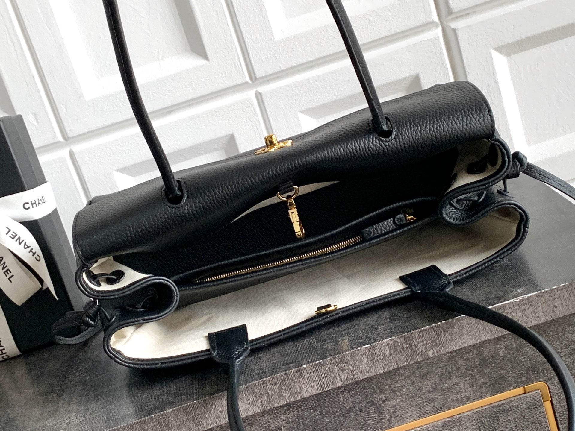 Chanel 26S Baguette Bag Black