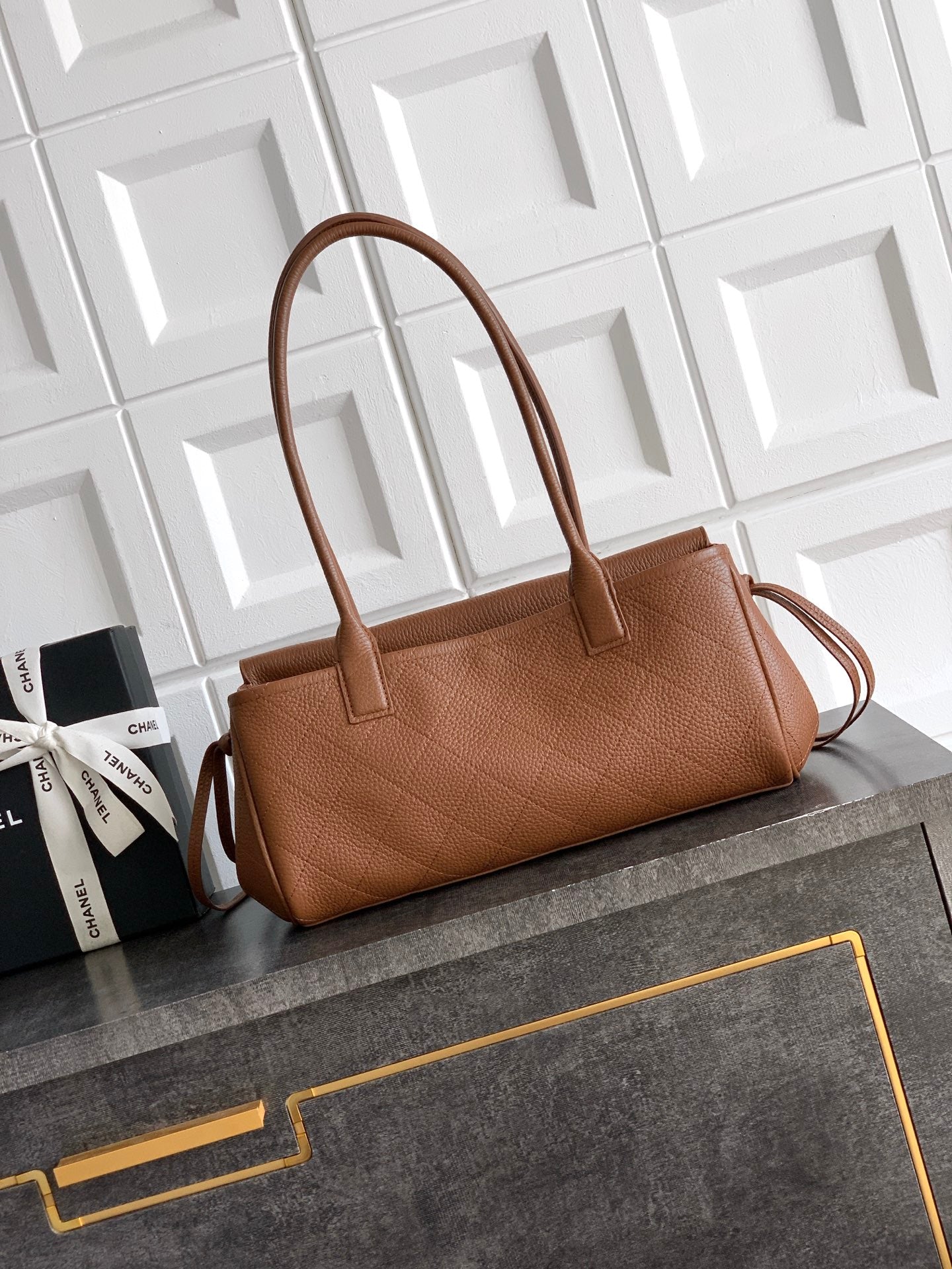 Chanel 26S Baguette Bag Caramel