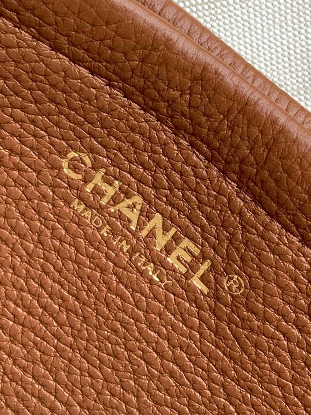 Chanel 26S Baguette Bag Caramel