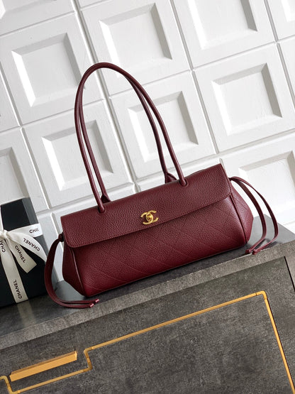 Chanel 26S Baguette Bag Burgundy
