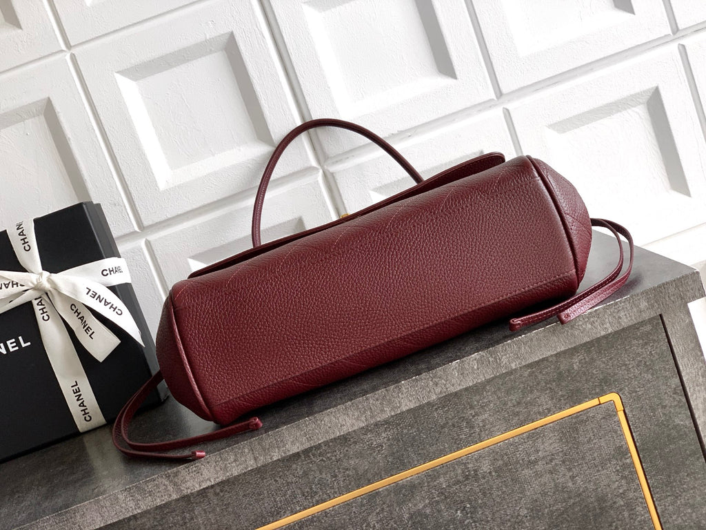 Chanel 26S Baguette Bag Burgundy