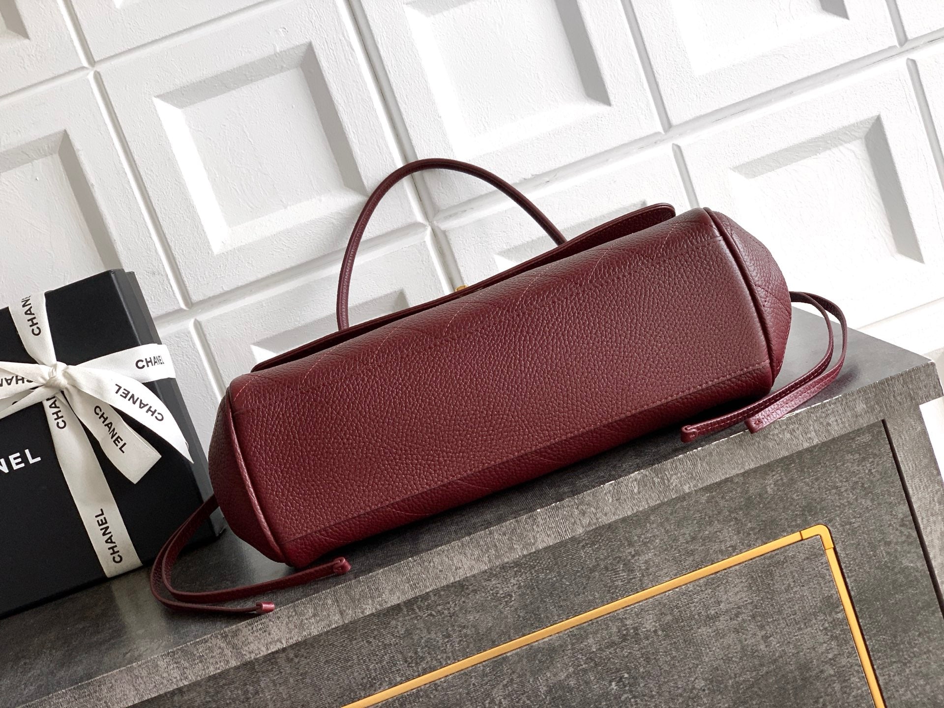 Chanel 26S Baguette Bag Burgundy