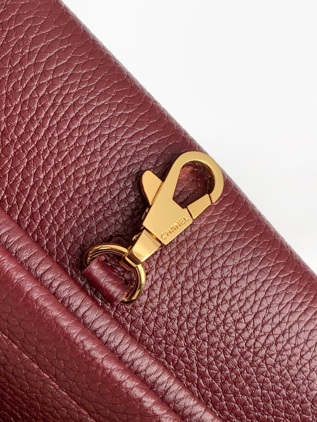 Chanel 26S Baguette Bag Burgundy