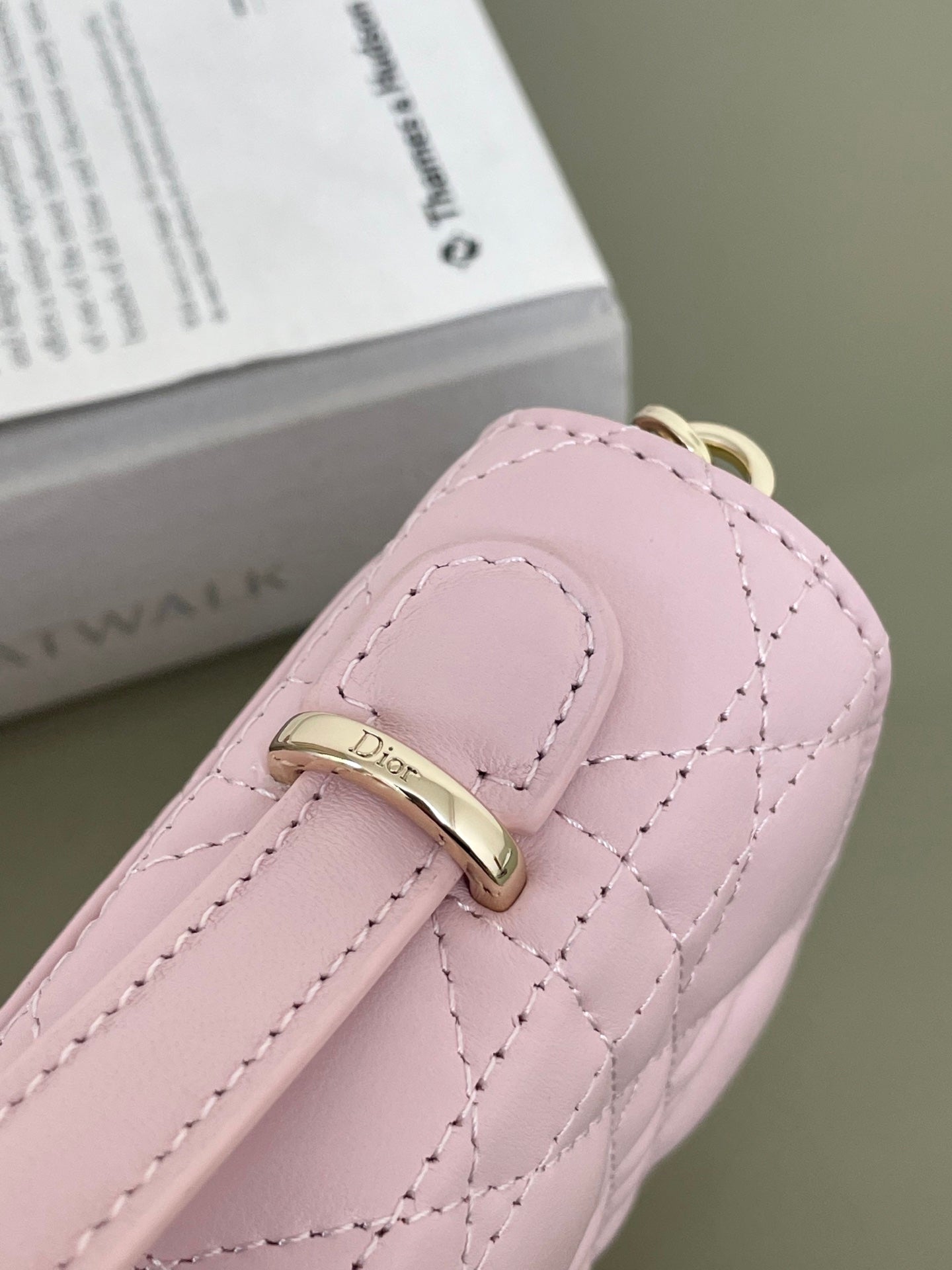 Dior Miss Dior Bow Chain WOC Soft Pink