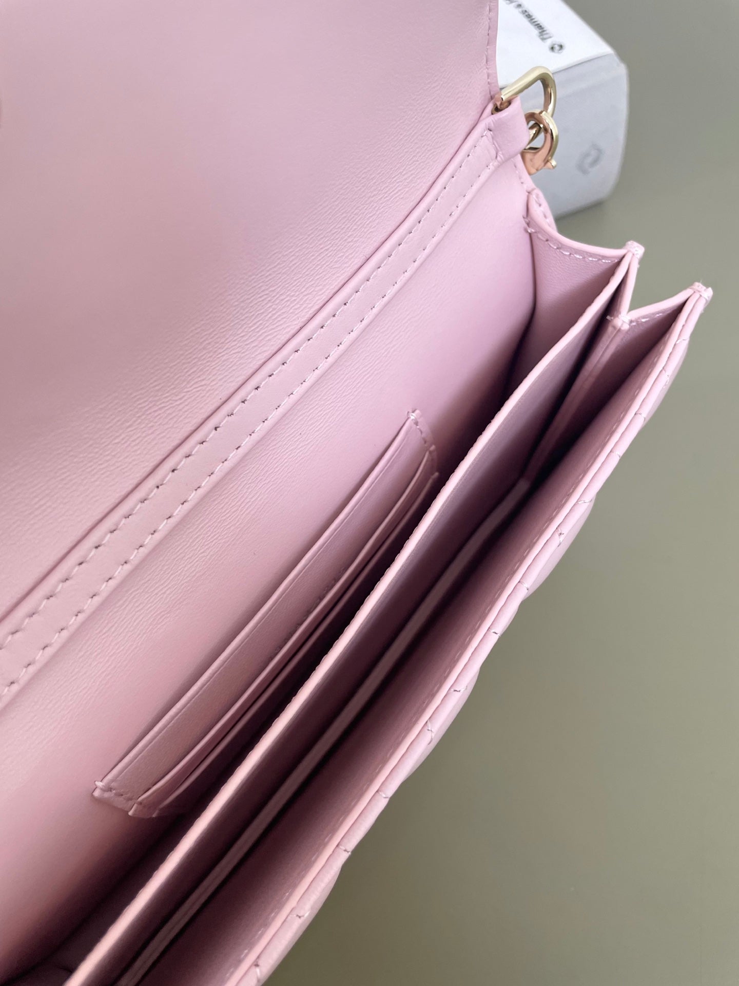 Dior Miss Dior Bow Chain WOC Soft Pink
