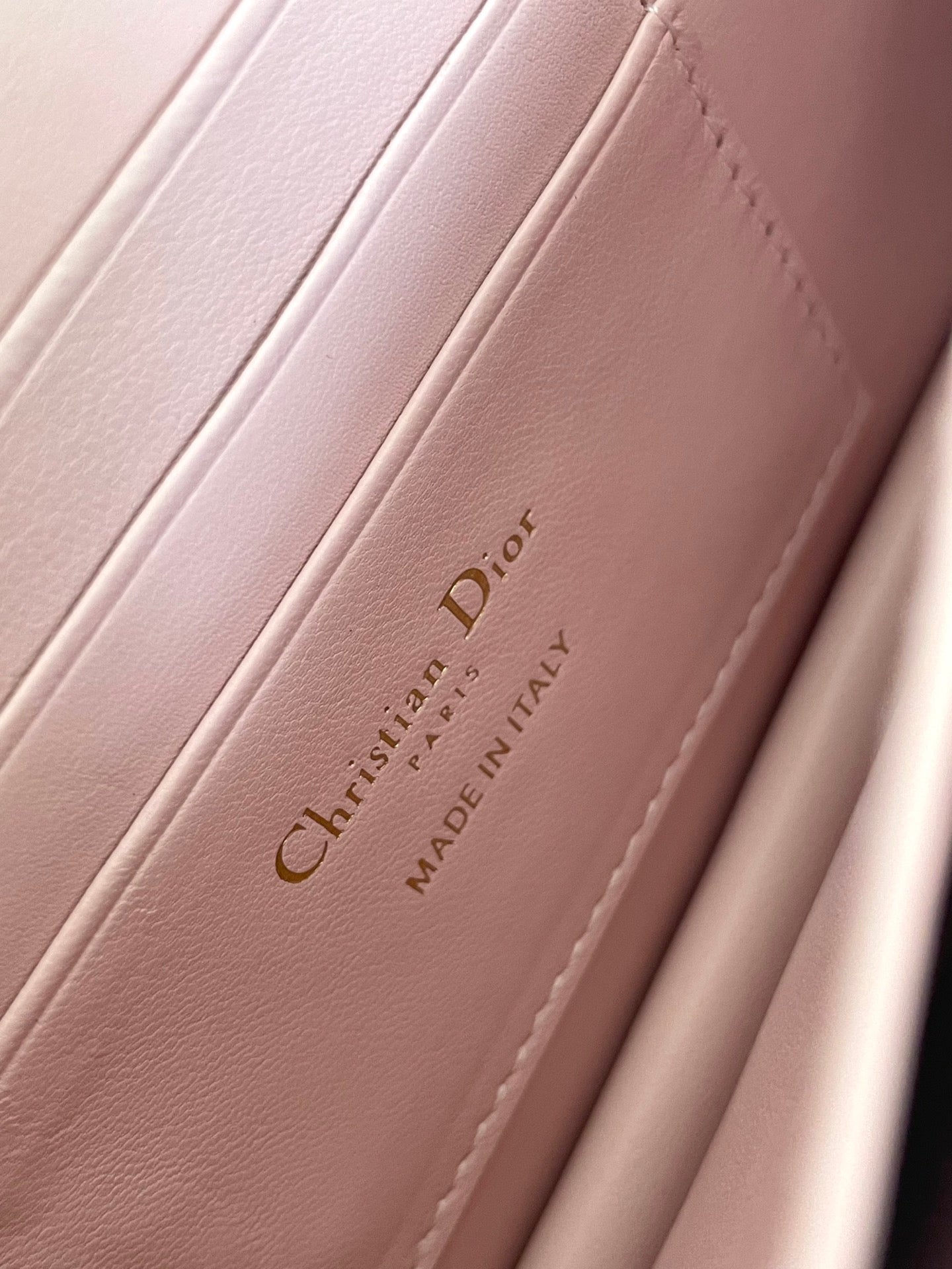 Dior Miss Dior Bow Chain WOC Soft Pink