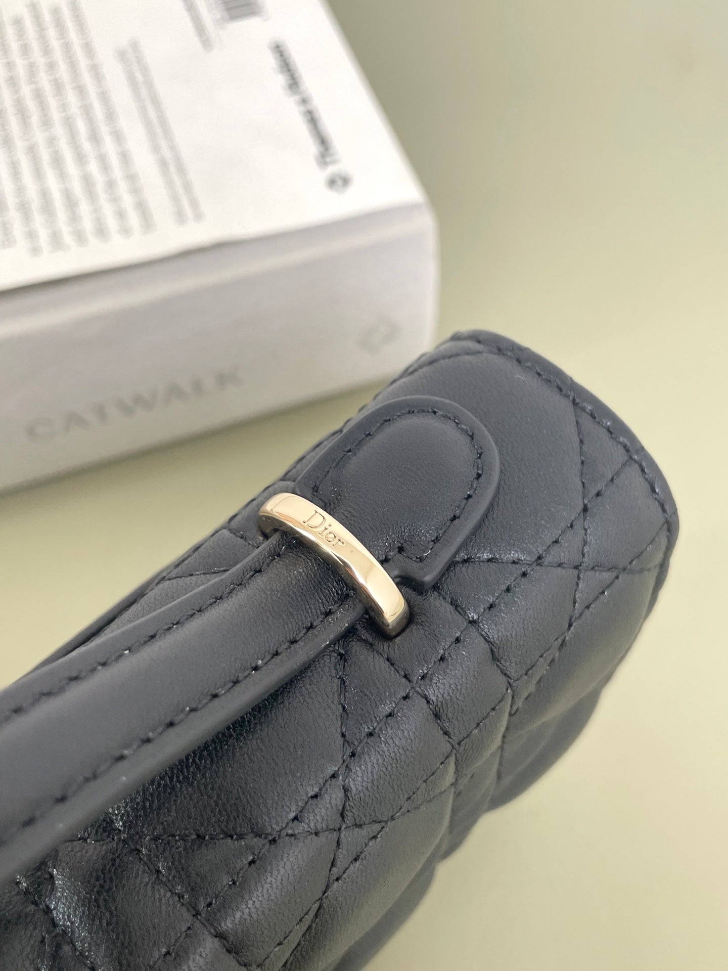 Dior Miss Dior Bow Chain WOC Black