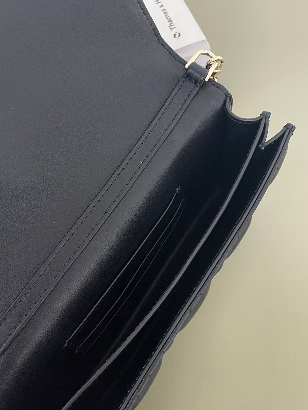 Dior Miss Dior Bow Chain WOC Black