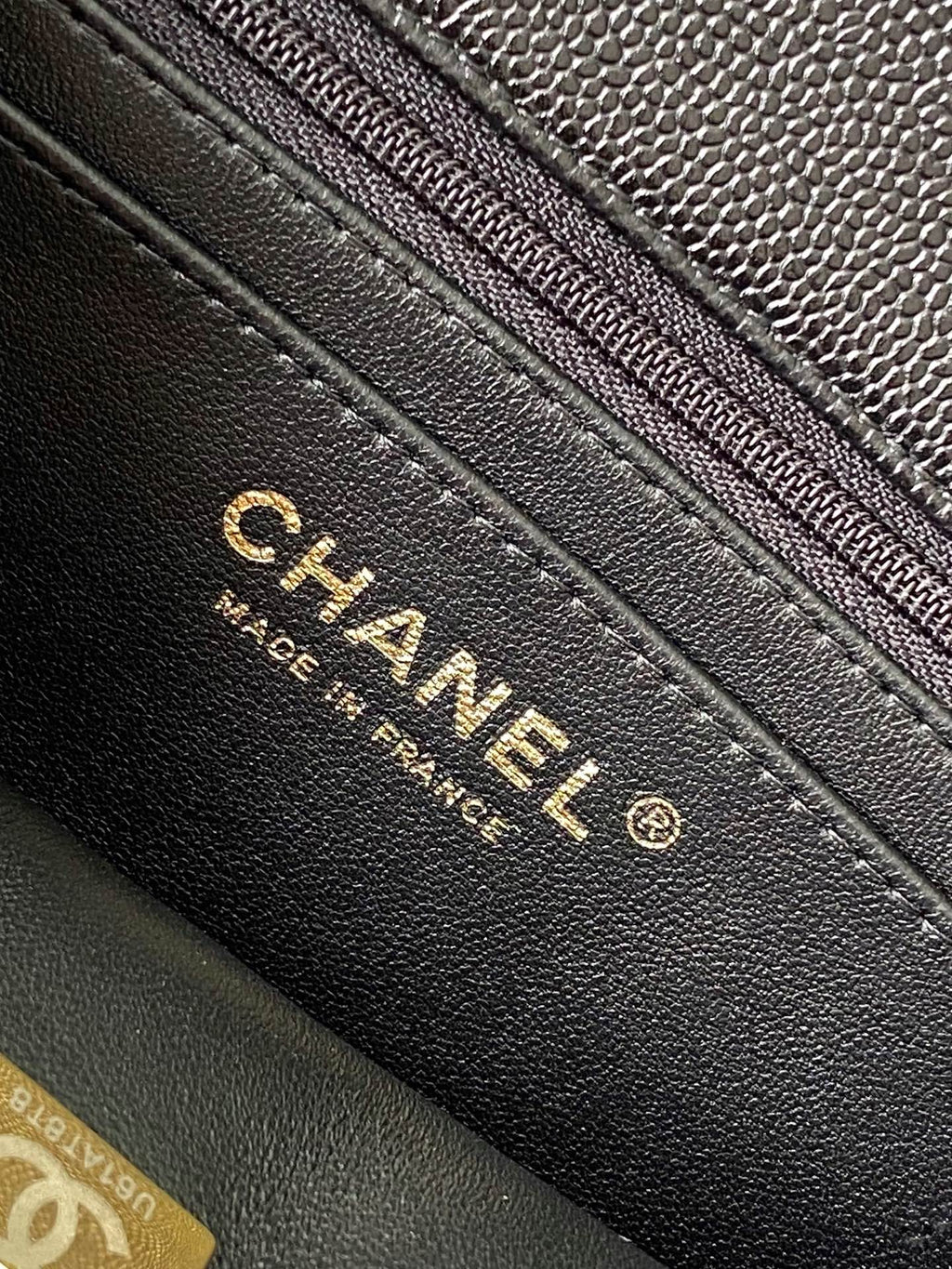 Chanel 25B Classic Flap with Top Handle Black Caviar Mini