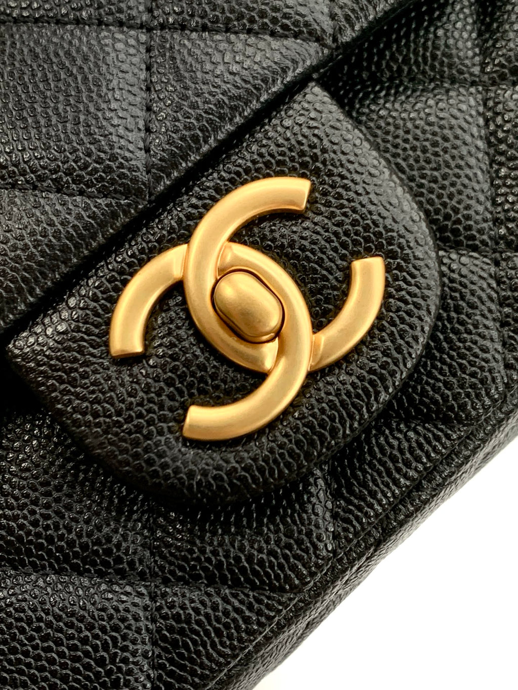 Chanel 25B Classic Flap with Top Handle Black Caviar