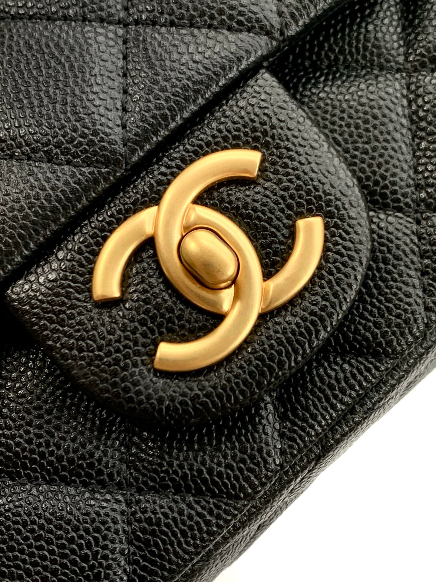 Chanel 25B Classic Flap with Top Handle Black Caviar