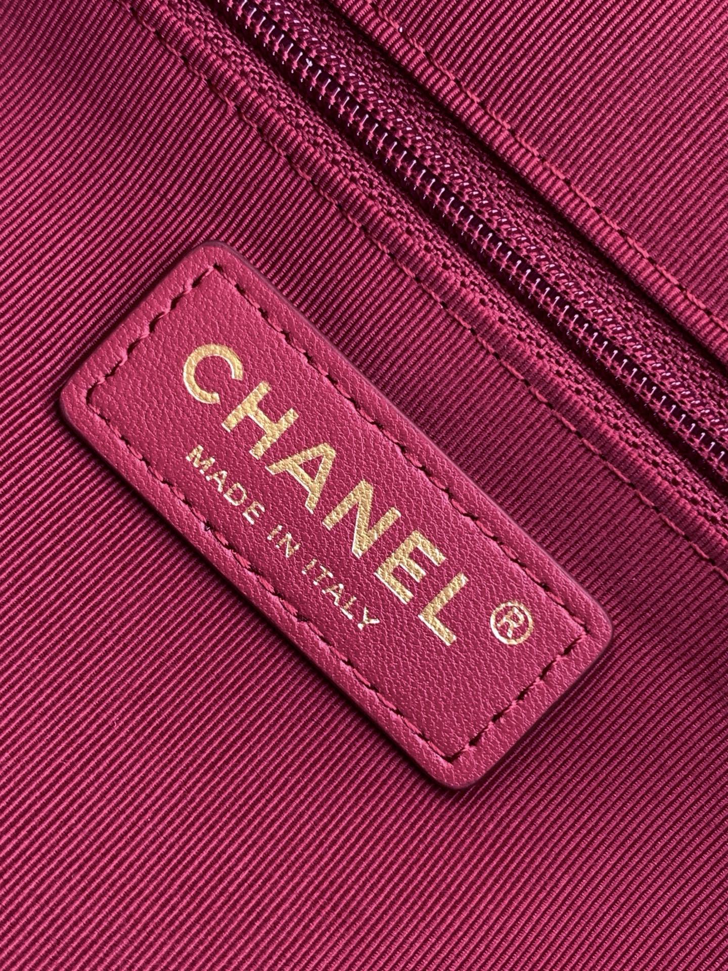 Chanel 23B Hippie Hobo Bag Black Calfskin Small